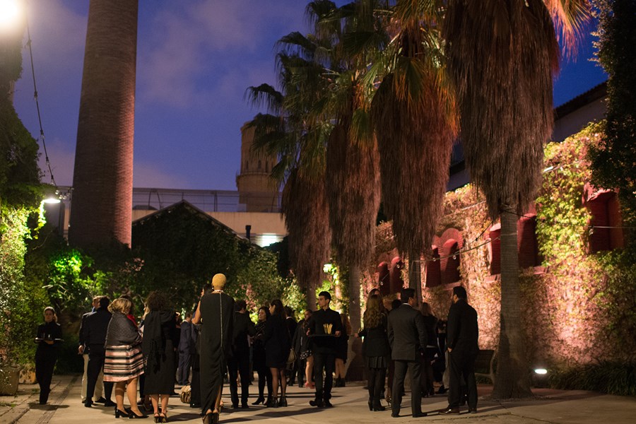 Barcelona food tapas snacks dom perignon Palo Alto Market venue