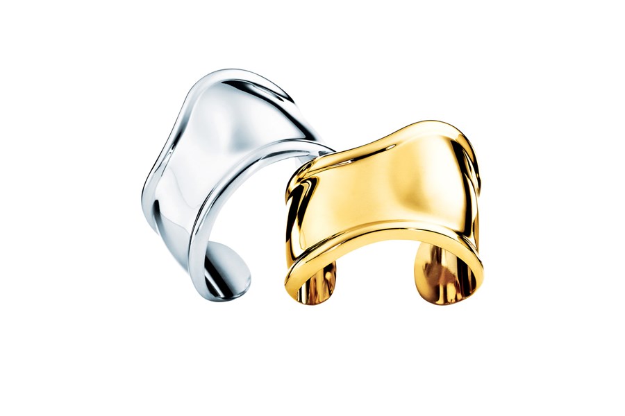 Tiffany co blue book launch classics Elsa Peretti bone cuffs
