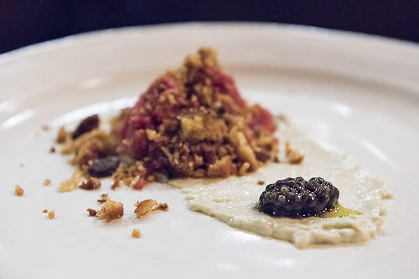 Dragoncello beef tartare mock caviar roy mcveigh surry hills dining