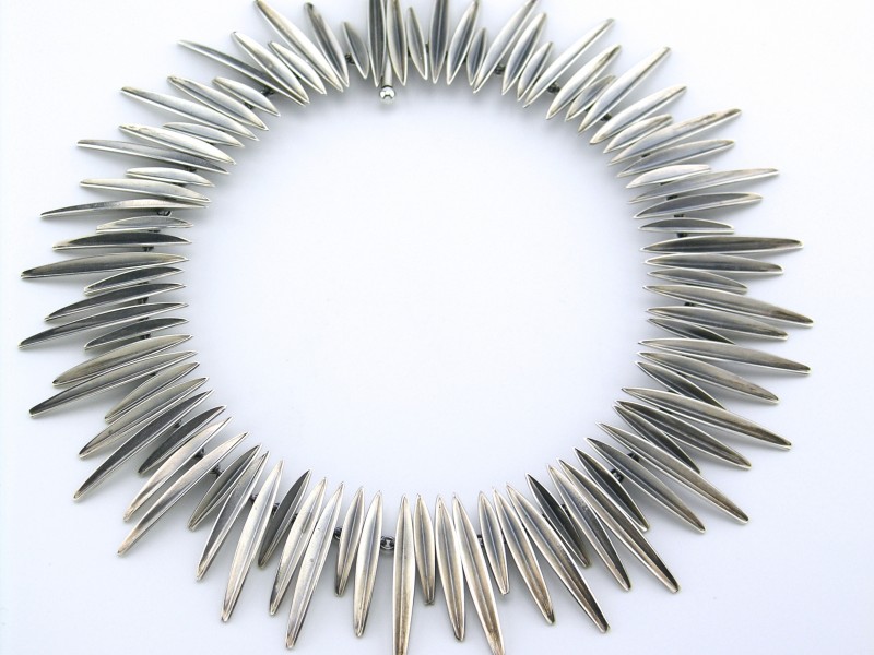 Eigil Jensen for Anton Michelsen Grass motif necklace c.1955 Denmark Antiques Art Design Potts Point Sydney Christopher Becker