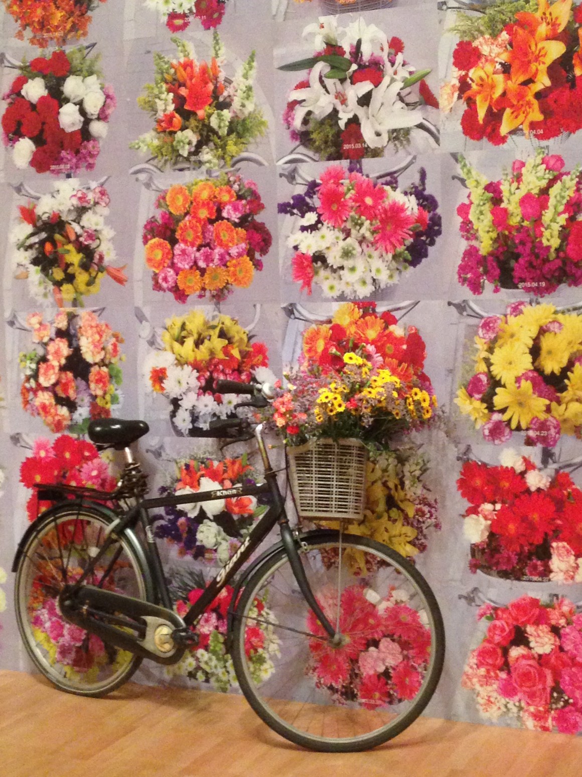 A room is dedicated to floral works by Andy Warhol and Ai Weiwei. This is part of xxxxxxxxxxx Photo Susan Skelly