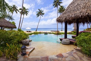 Laucala fiji plantation villa pool