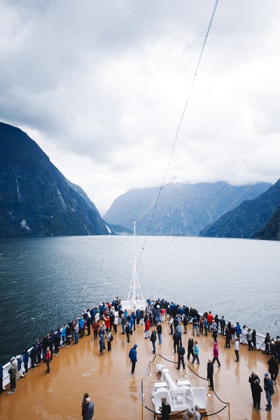Milford sound new zealand ms noordam cruise entry