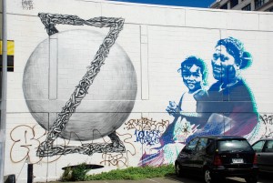 wellington street art BMD nz cruise north island port ms noordam susan skelly