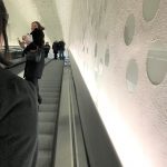 sequinned escalator Elbphilharmonie grand concert hall hamburg to the plaza photo susan skelly