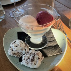 quince sorbet meringues regatta rose bay sydney