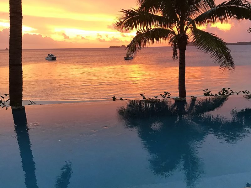 Dress circle sunset Kokomo private island villa fiji skelly